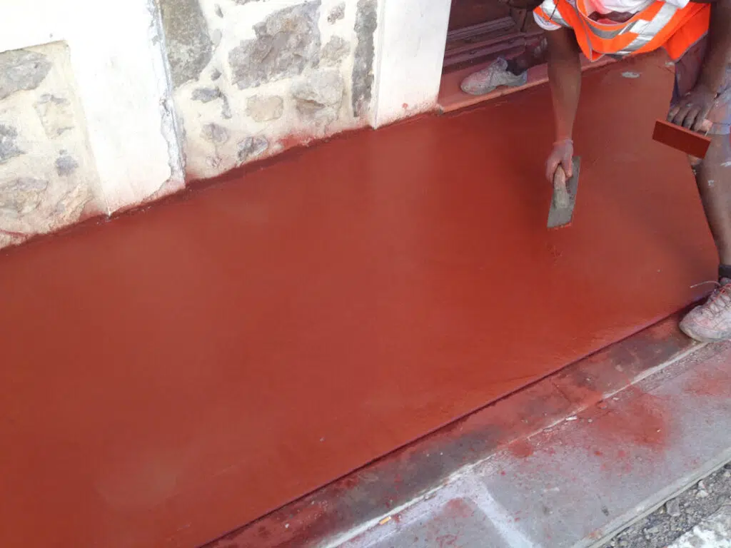 Béton quartzé